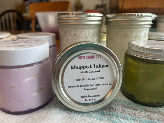 Coconut Whipped Tallow Cream