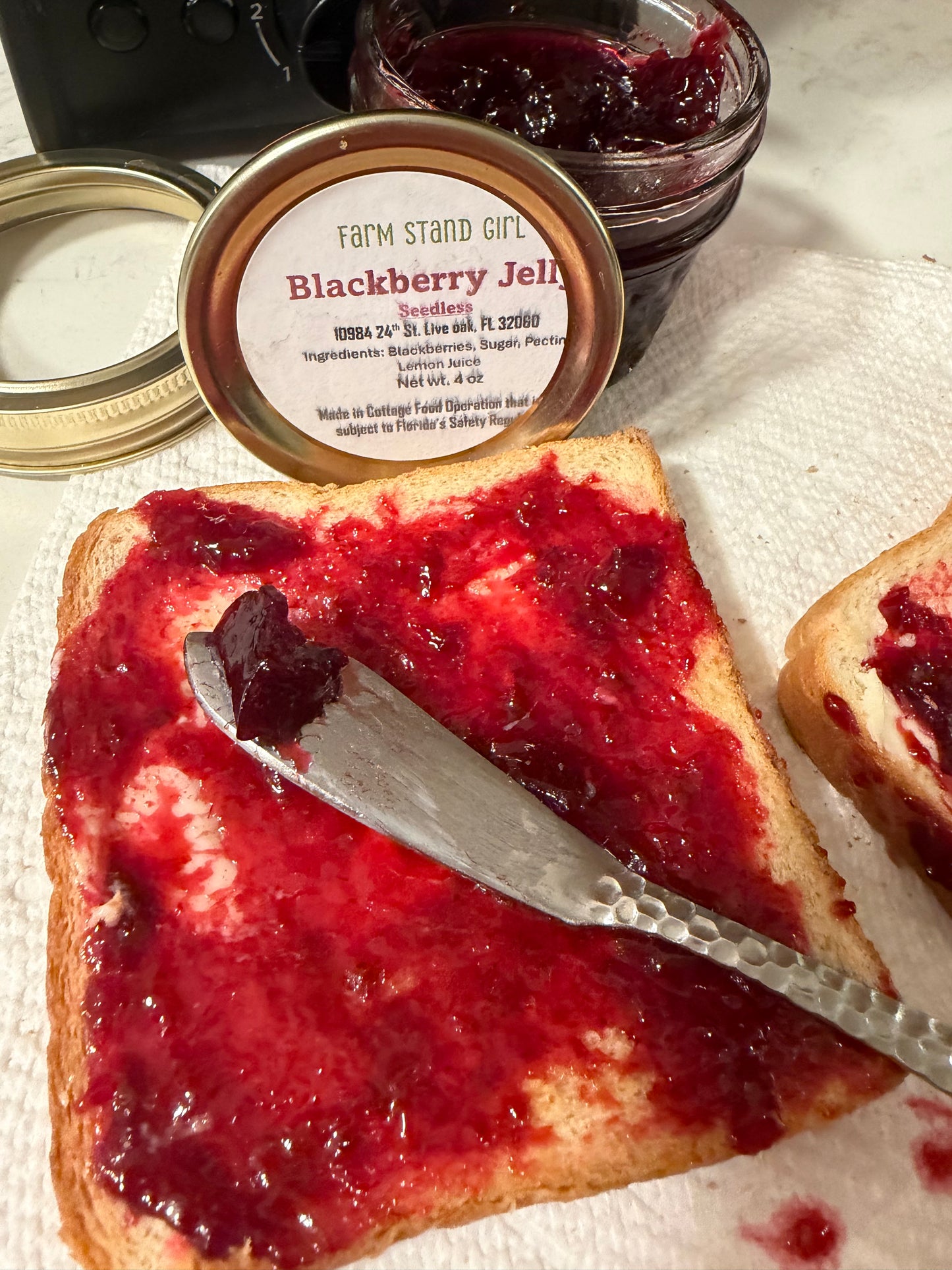 BlackBerry Jelly (seedless jam)