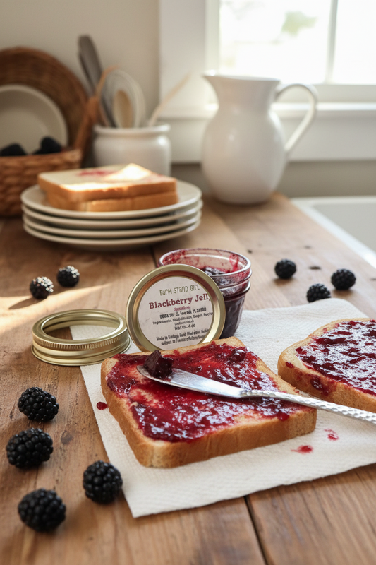 BlackBerry Jelly (seedless jam)