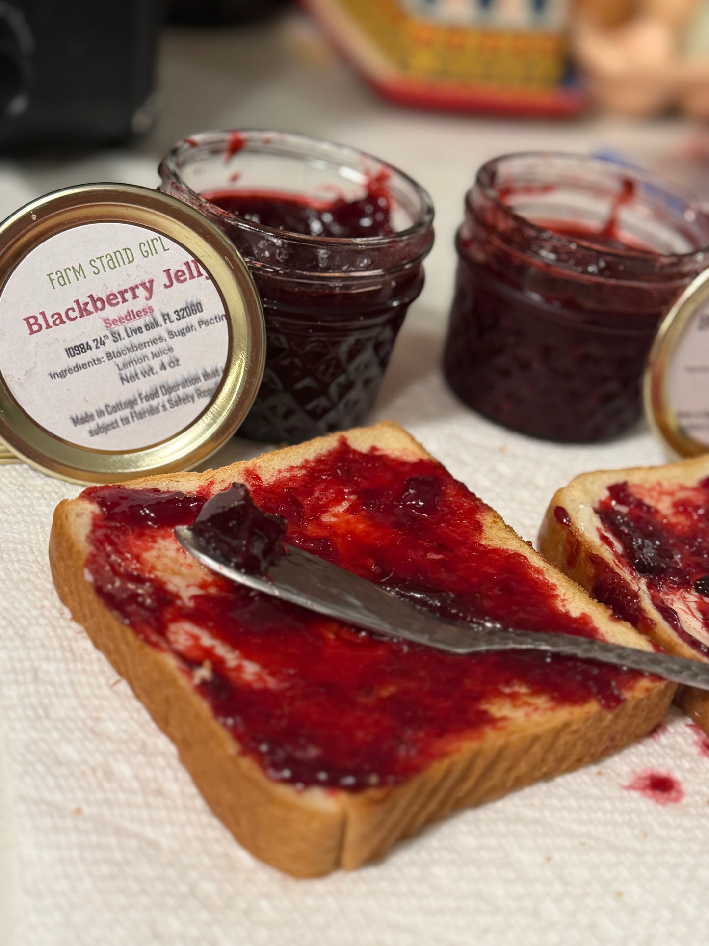 BlackBerry Jelly (seedless jam)