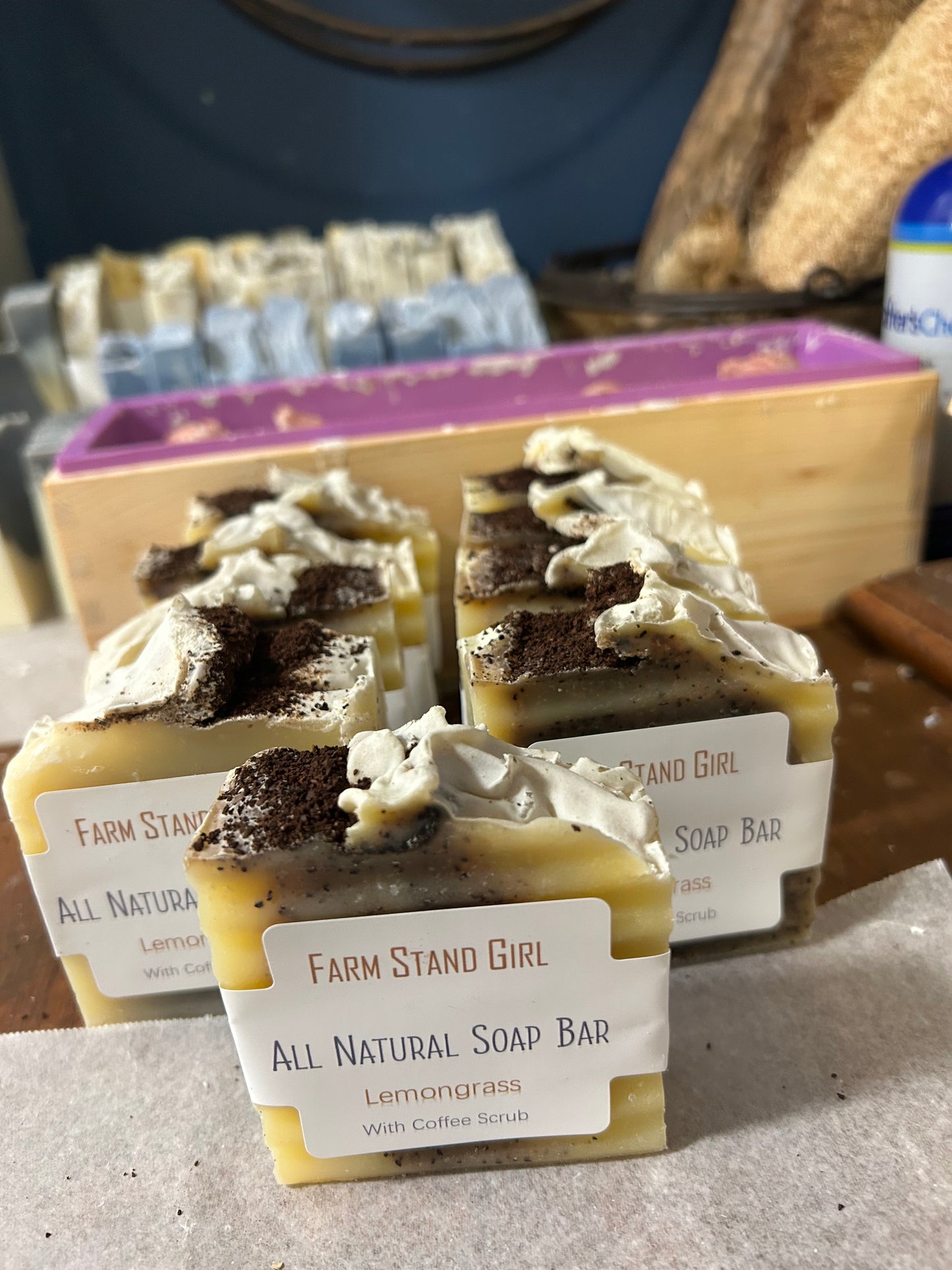 All Natural Lemongrass Soap Bar