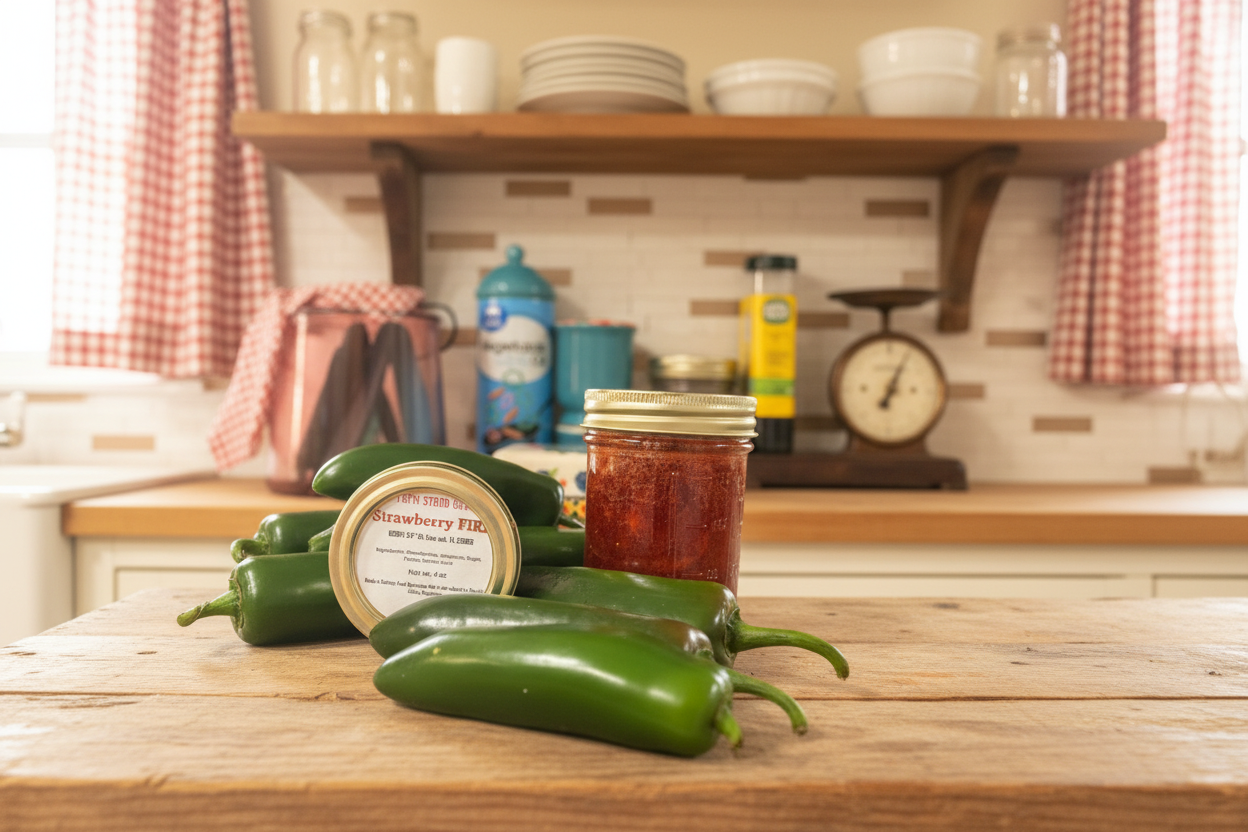 Strawberry Jalapeno Jam 4 oz
