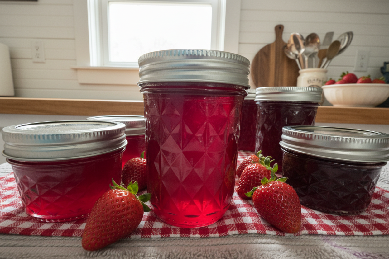 Strawberry Jam 8 oz Farm Fresh Picked Strawberries