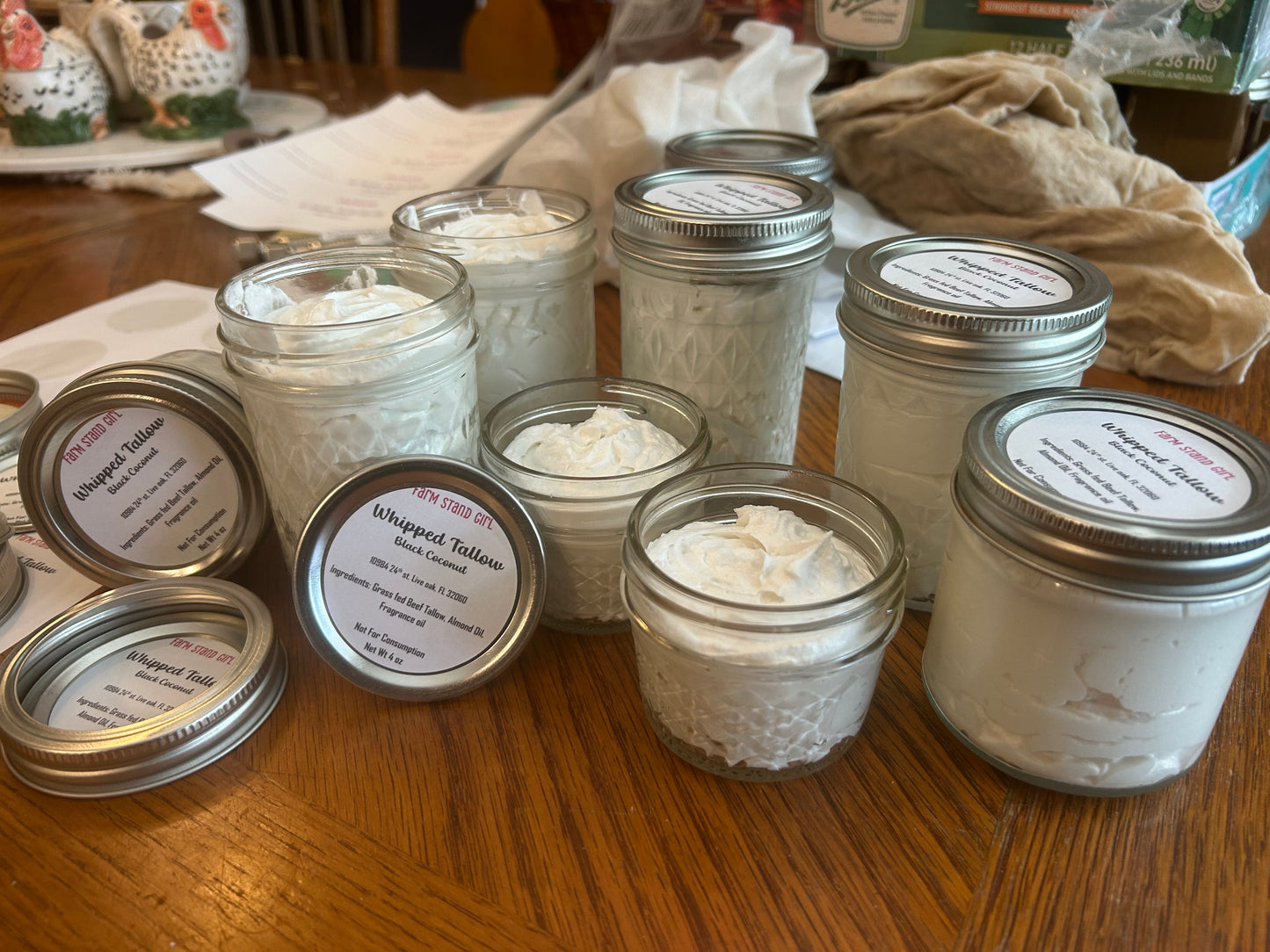 Coconut Whipped Tallow Cream
