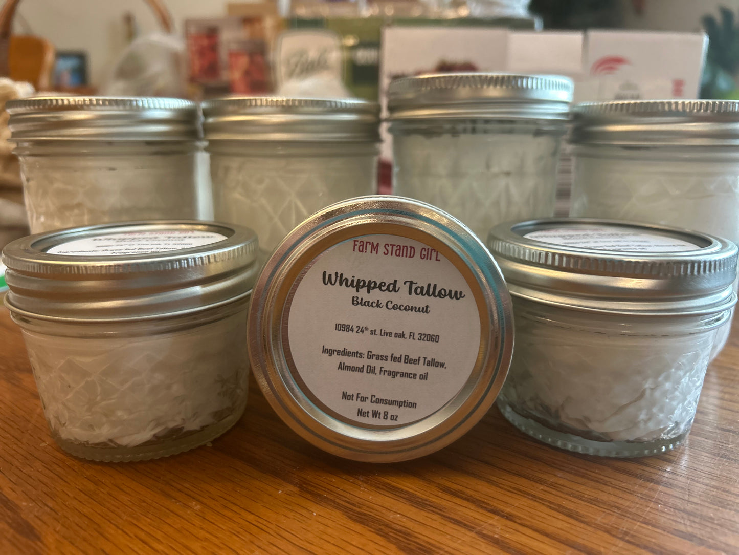 Coconut Whipped Tallow Cream