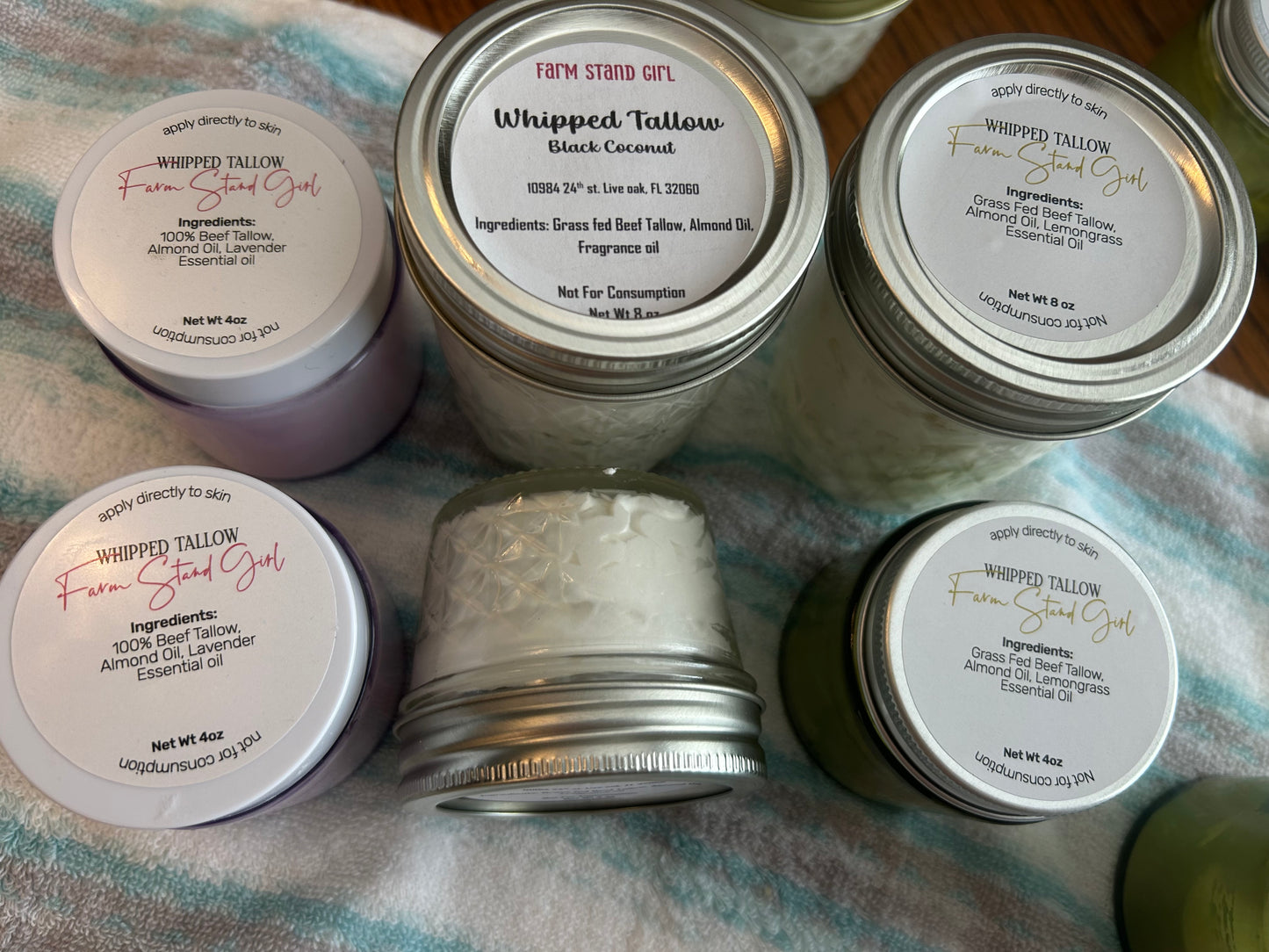 Coconut Whipped Tallow Cream