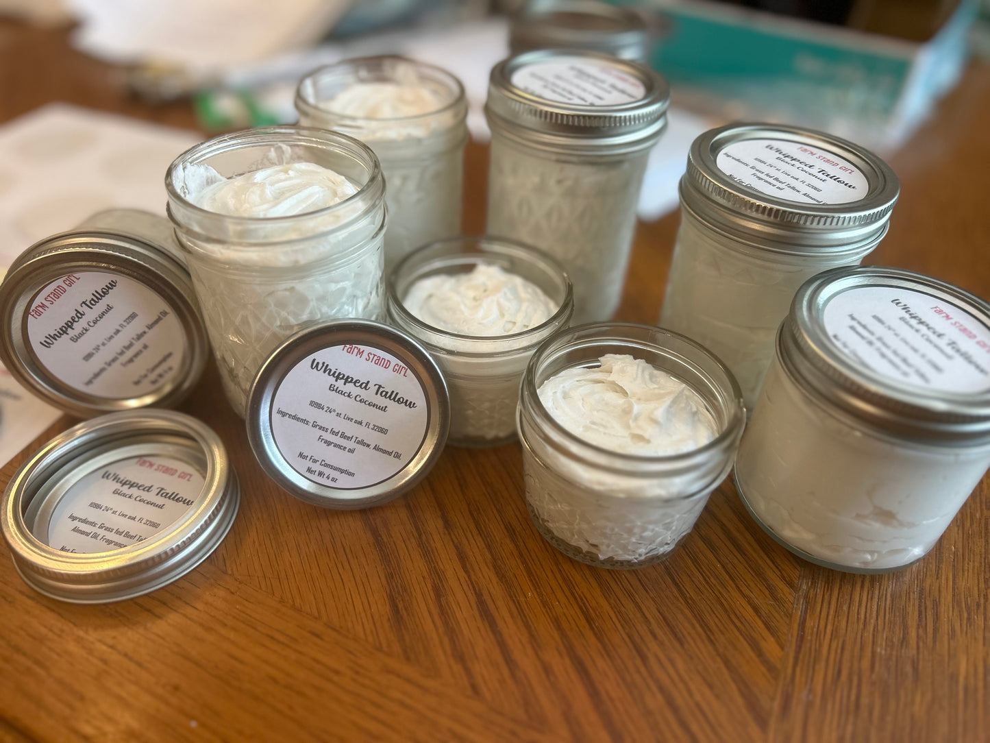 Coconut Whipped Tallow Cream
