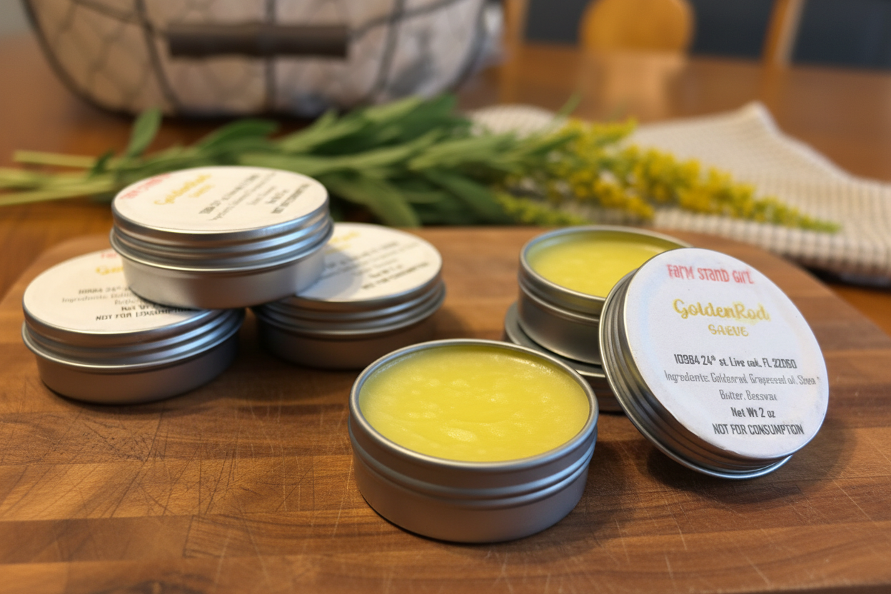GoldenRod Salve Balm 2 oz tins