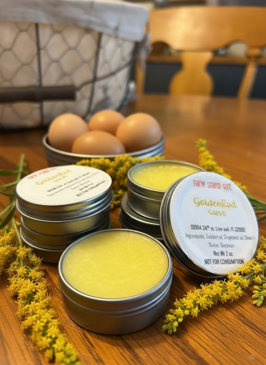 GoldenRod Salve Balm 2 oz tins