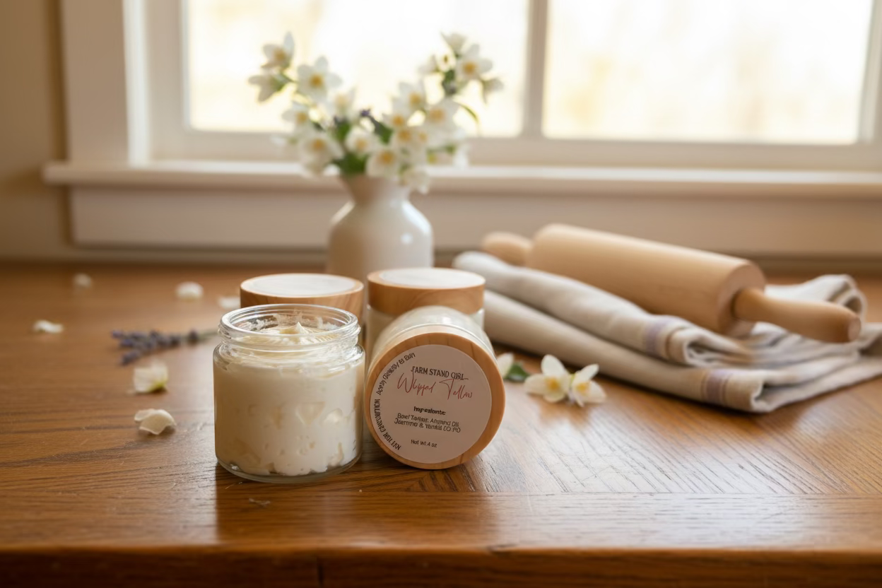 Whipped Tallow with Jasmine & Vanilla (Heavenly)